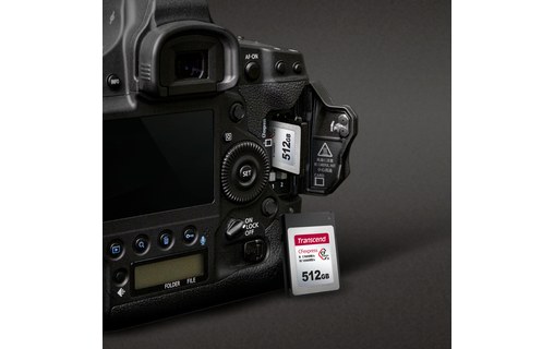 Carte CFexpress 2.0 Type B Transcend CFE820 512 Go, NAND