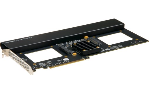 Sonnet Fusion Dual U.2 - Carte PCIe pour 2 SSD U.2 NVMe