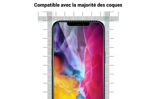 Novodio Premium 9H Glass iPhone 12 mini - Protection écran verre trempé