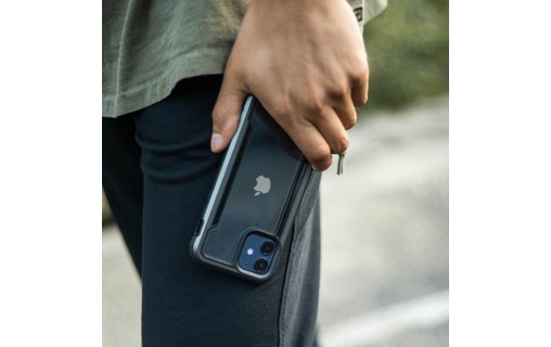 Raptic Shield Noir - Coque antichocs pour iPhone 12 mini
