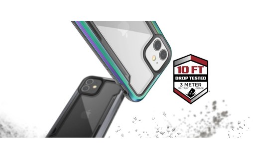 Raptic Shield Noir - Coque antichocs pour iPhone 12 mini