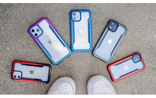 Raptic Shield Noir - Coque antichocs pour iPhone 12 mini