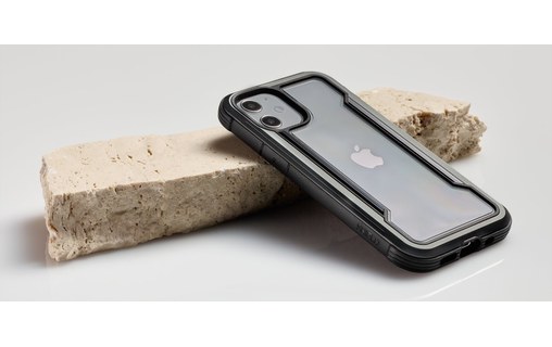 Raptic Shield Noir - Coque antichocs pour iPhone 12 mini