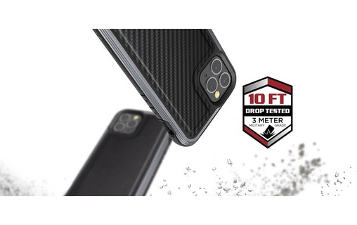 Raptic Lux Carbon - Coque antichocs pour iPhone 12 mini