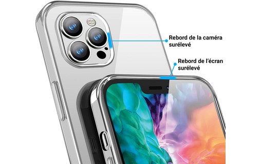 Novodio - Coque transparente pour iPhone 12 Pro Max