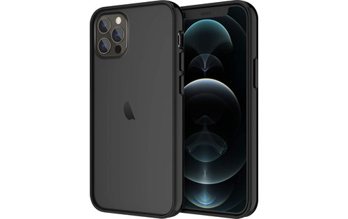 Novodio - Coque pour iPhone 12 & 12 Pro - Transparent et noir