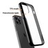 Novodio - Coque pour iPhone 12 & 12 Pro - Transparent et noir