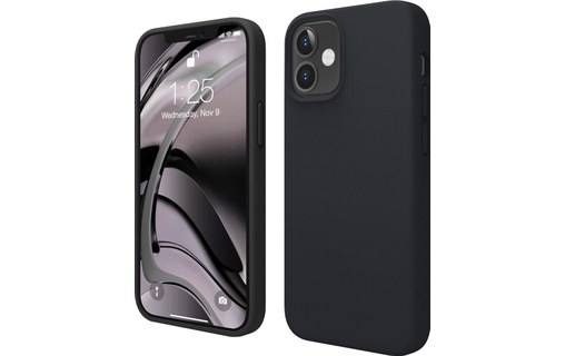 Elago Silicon Case Noir - Coque pour iPhone 12 mini