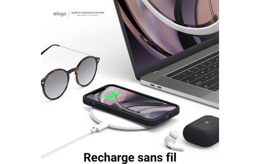 Elago Silicon Case Noir - Coque pour iPhone 12 mini