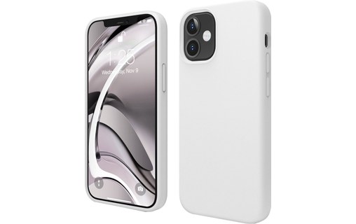 Elago Silicon Case Blanc - Coque pour iPhone 12 mini