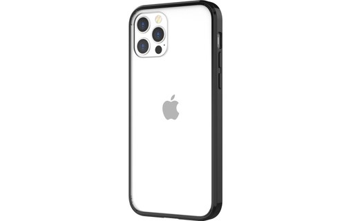 Novodio - Coque pour iPhone 12 & 12 Pro - Transparent et noir