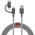 Native Union Belt Cable Universal Zebra - Câble USB Lightning, USB-C, micro-USB