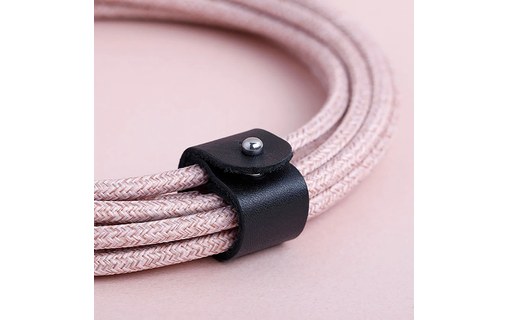 Native Union Belt Cable Universal Zebra - Câble USB Lightning, USB-C, micro-USB