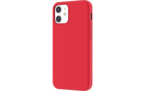 Novodio - Coque en silicone pour iPhone 12 mini - Rouge