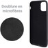 Novodio - Coque en silicone avec ring pour iPhone 12 Pro Max - Noir