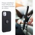 Novodio - Coque en silicone avec ring pour iPhone 12 Pro Max - Noir