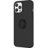 Novodio - Coque en silicone avec ring pour iPhone 12 Pro Max - Noir
