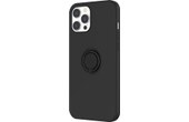Novodio - Coque en silicone avec ring pour iPhone 12 Pro Max - Noir