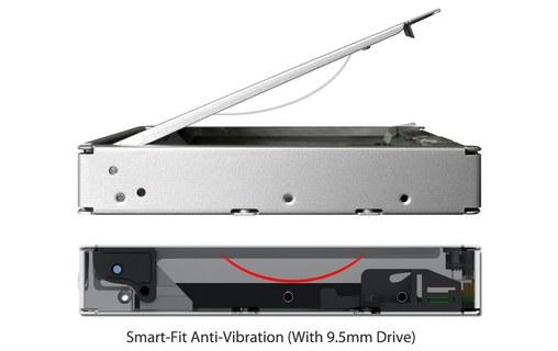 ICY DOCK MB982SP-1S - Boîtier convertisseur 3,5" SATA pour disque dur 2,5"/SSD