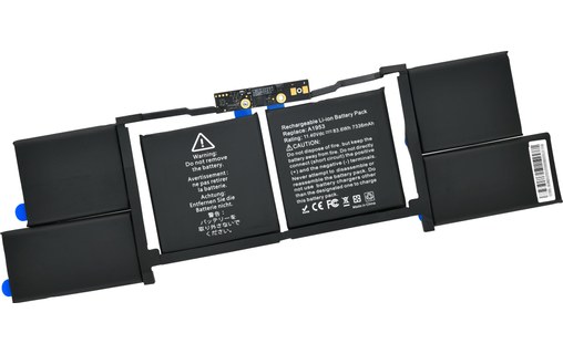 Novodio Batterie Li-polymer pour MacBook Pro 15 Touch Bar 2018 - 2019