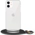 Novodio - Coque pour iPhone 12 mini avec bandoulière - Transparent