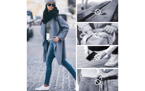 Novodio - Coque pour iPhone 12 & 12 Pro avec bandoulière - Transparent