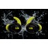 Écouteurs sport LinearFlux HyperSonic Noir, Jaune - Bluetooth