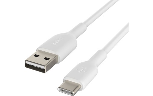 Belkin CAB001BT1MWH câble USB 1 m USB A USB C Blanc