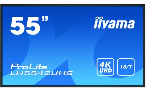 iiyama LH5542UHS-B1 affichage de messages 138,7 cm (54.6) IPS 4K Ultra HD Panne