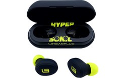 Écouteurs sport LinearFlux HyperSonic Lite Noir, Jaune - Bluetooth