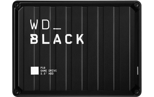 Western Digital P10 Game Drive disque dur externe 5000 Go Noir