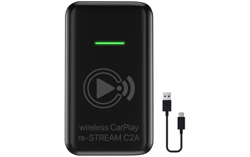 re-STREAM C2A Gen. 2 - Adaptateur sans-fil CarPlay Wi-Fi - Accessoire Audio  - RE-STREAM