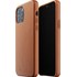 Mujjo Full Leather iPhone Case Tan - Coque cuir pour iPhone 12 / 12 Pro