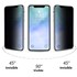 Vitre protection écran en verre trempé & filtre confidentialité - iPhone 11 Pro