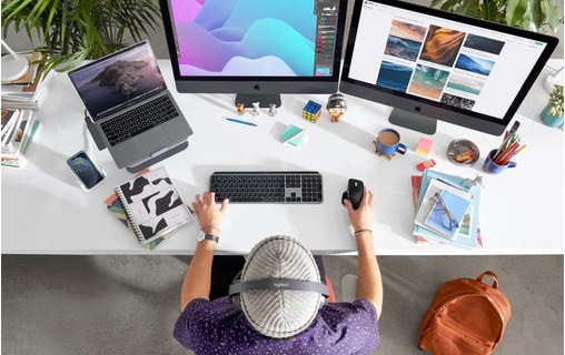 Clavier sans fil pour Mac Logitech MX Keys - Gris