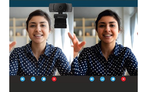 MacAlly MZOOMCAM - Webcam USB Full HD 1080p avec micro / Mac et PC