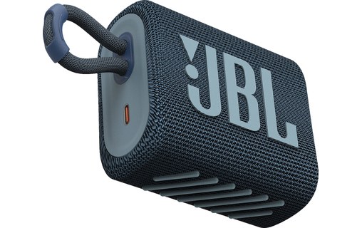 JBL GO 3 Bleu - Enceinte Bluetooth portable étanche