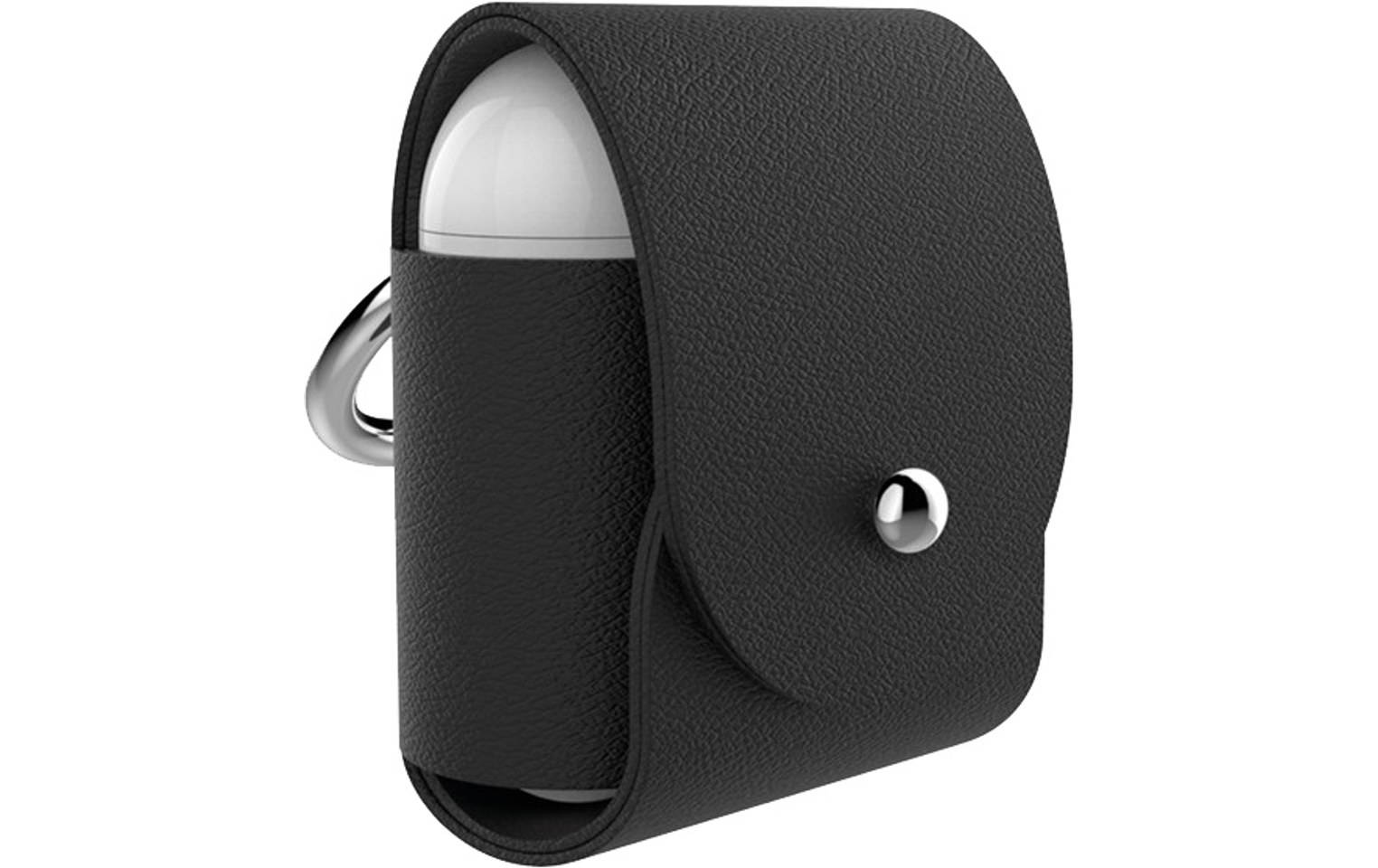 Atelier Gaston ARTÉMISE Noir - Étui en cuir pour AirPods 1 & 2