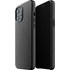 Mujjo Full Leather iPhone Case Noir - Coque cuir pour iPhone 12 Pro Max