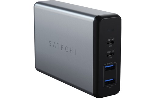 Satechi 108 W Pro - Chargeur 2x USB-C PD 2x USB-A pour MacBook Pro et iPhone
