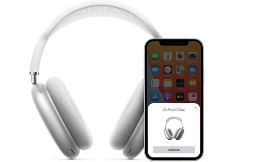 Casque Bluetooth Apple AirPods Max à réduction de bruit, Bleu