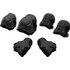 Scooty - Protections genoux, coudes, poignets pour trottinette, skate et autres