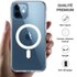 Coque de protection magnétique Transparente pour iPhone 12 Pro Max