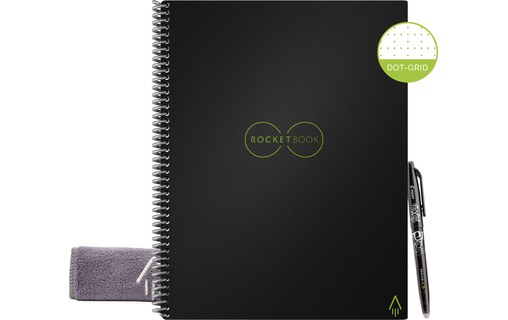 RocketBook Core Executive Noir (A5) - Cahier Intelligent Réutilisable