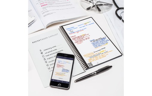 RocketBook Core Executive Noir (A5) - Cahier Intelligent Réutilisable