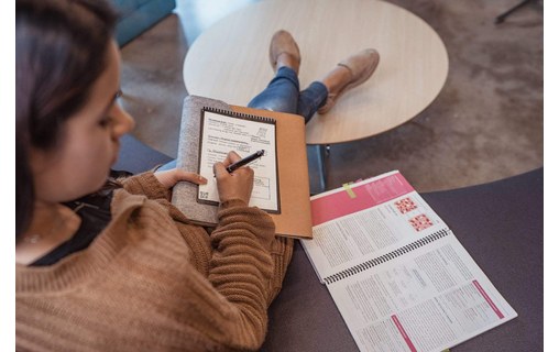 RocketBook Flip Executive Noir (A5) - Carnet à spirales Intelligent Réutilisable