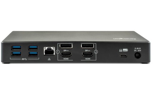 Kensington SD4780P Avec fil USB 3.2 Gen 1 (3.1 Gen 1) Type-C Noir