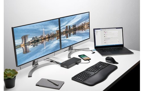 Kensington SD4780P Avec fil USB 3.2 Gen 1 (3.1 Gen 1) Type-C Noir