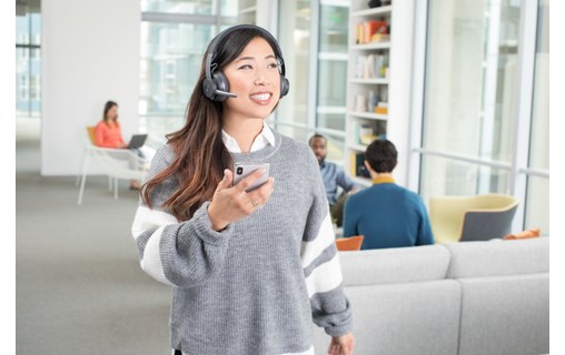 Micro-casque sans fil Logitech Zone, Graphite - Bluetooth