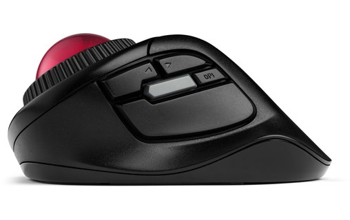 Souris sans fil Kensington Orbit Fusion - Noire, Rouge - Trackball